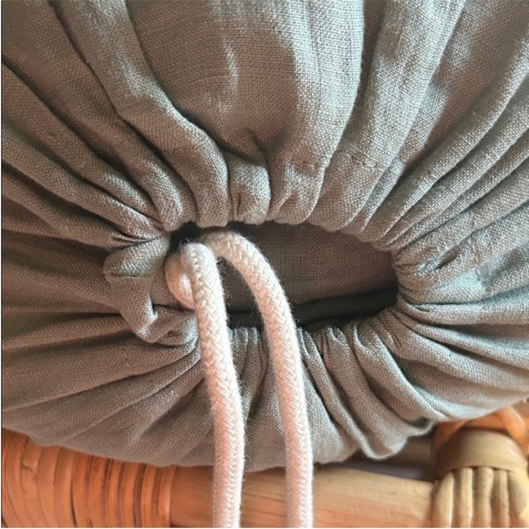 Casaluna Full 100% Linen Sheet Set - Sage Green - Picture 3 of 8